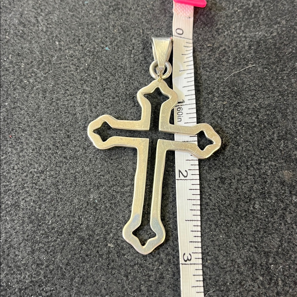 Sterling Silver Cross Pendant - Picture 4 of 4
